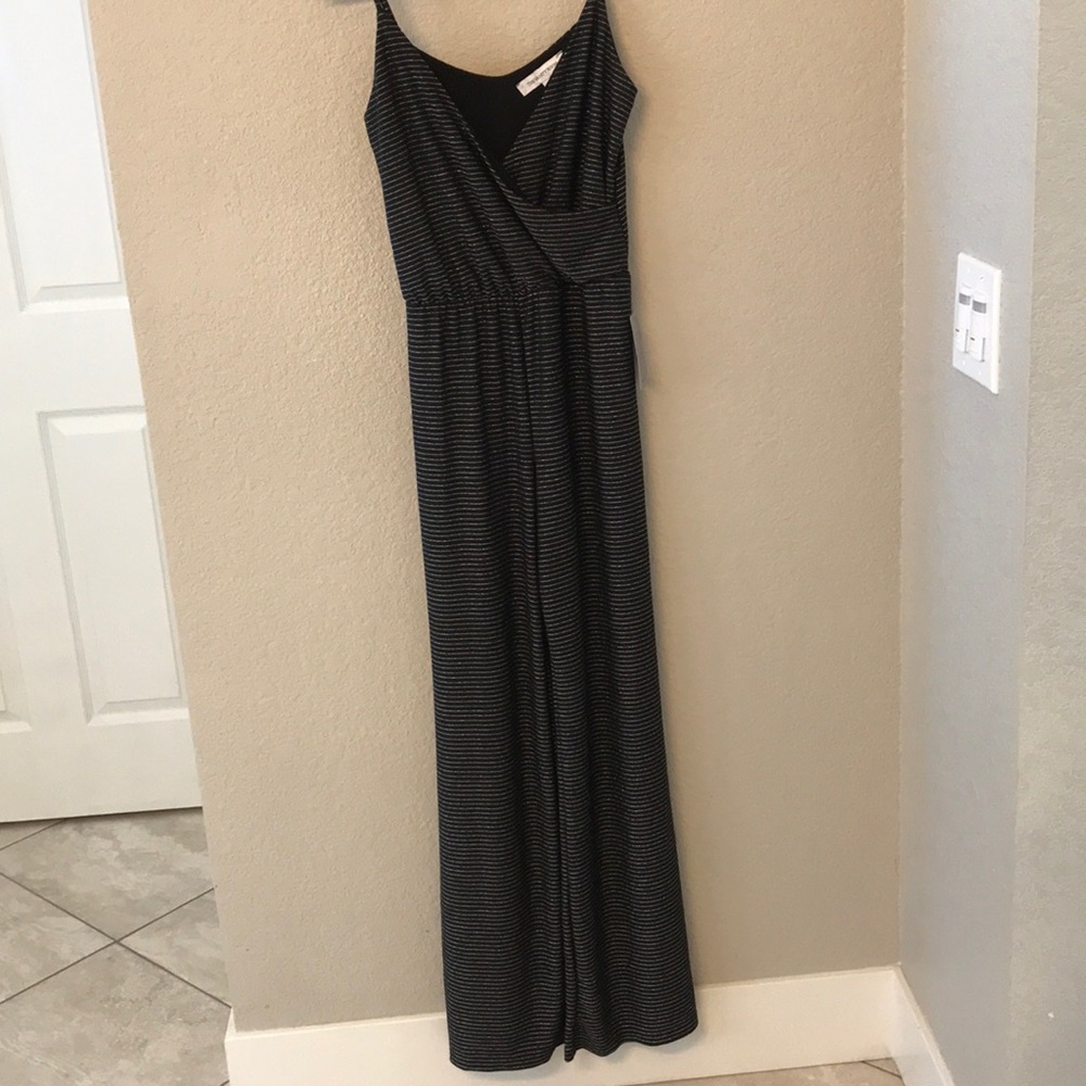 NWT Black and silver jumpsuit